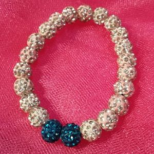 Pink Turquoise Sparkle Bling Bracelet NWT